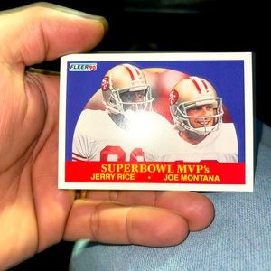 Jerry and joe Super Bowl mvp’s card